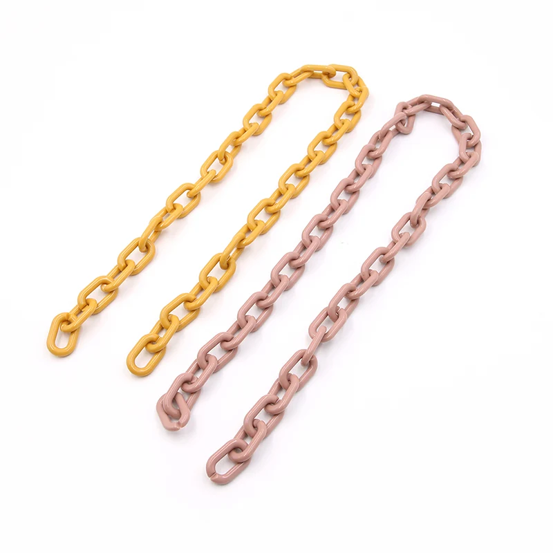Solid Color Acetate Fiber Wrapped Chain