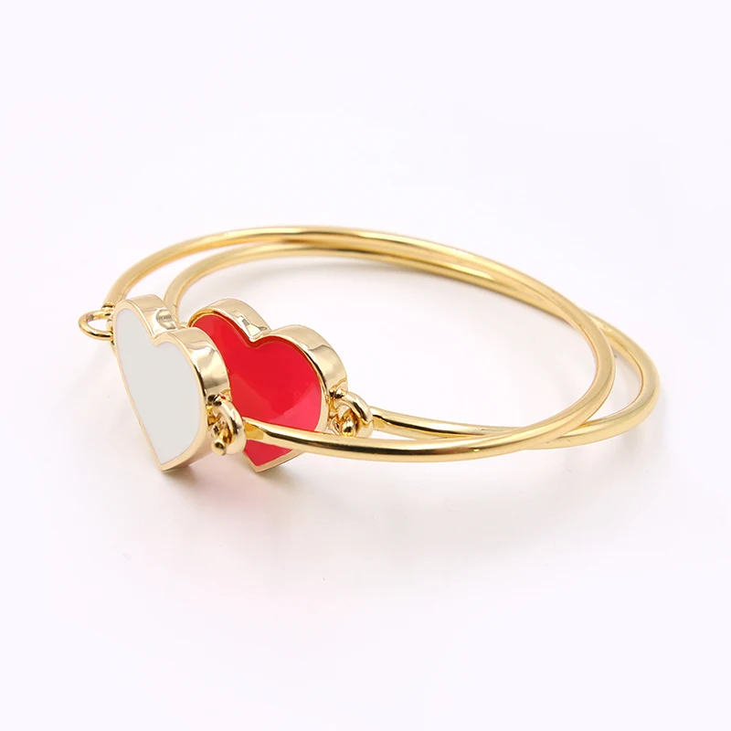 Pulseira de esmalte vermelho