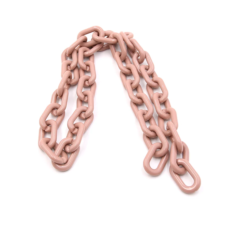 Chain de fibra de fibra de acetato de cor sólida